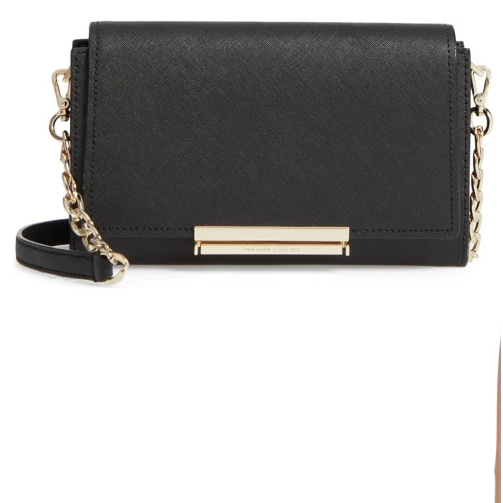 Used kate spade camila leather clutch make it mine